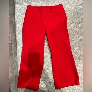 Spanx Red cropped petite pants